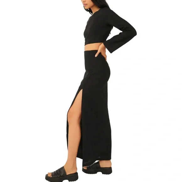 FREE PEOPLE Kendra Lace Crop Top & Skirt Set - Picture 3 of 6